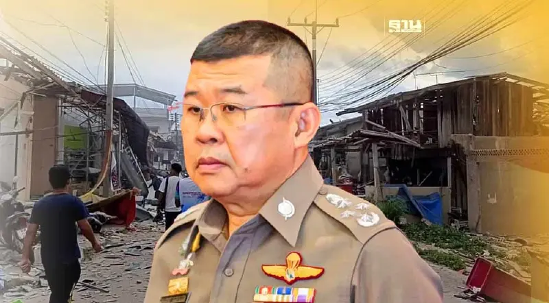 เด้ง 4 เสือสภ.มูโนะ เซ่นส่วยโกดังพลุระเบิด ล่าตัวเจ้าของโกดังหนีนอกประเทศ