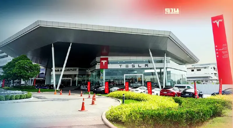 เทสลา เปิดศูนย์บริการแห่งแรกในไทย Tesla Center รามคำแหง