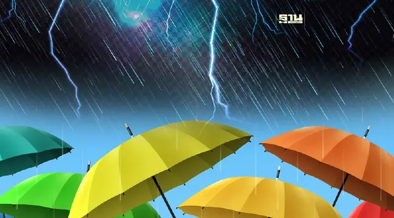 เตรียมพกร่ม! 60 จว.รวมกทม.-ปริมณฑล พรุ่งนี้ฝนตกหนักถึงหนักมาก