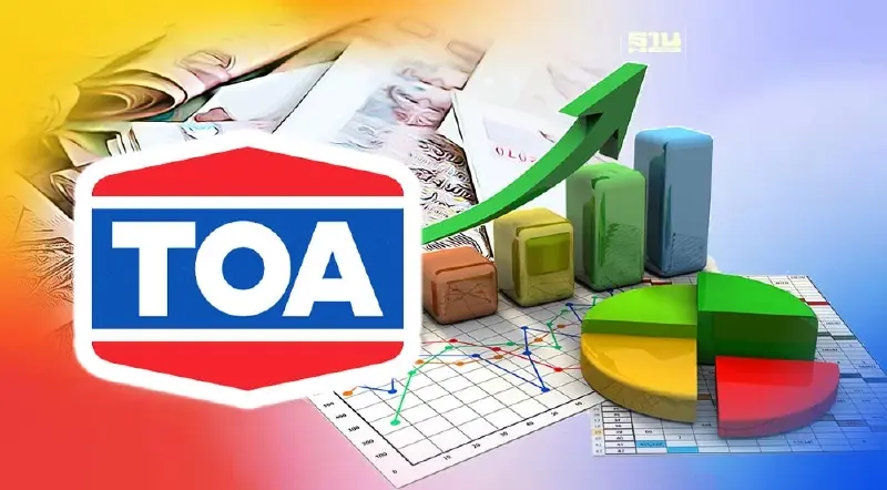 TOA กำไรไตรมาส 2/66 ทะลุ 103% ปันผลครึ่งปีแรก 0.33 บาท/หุ้น