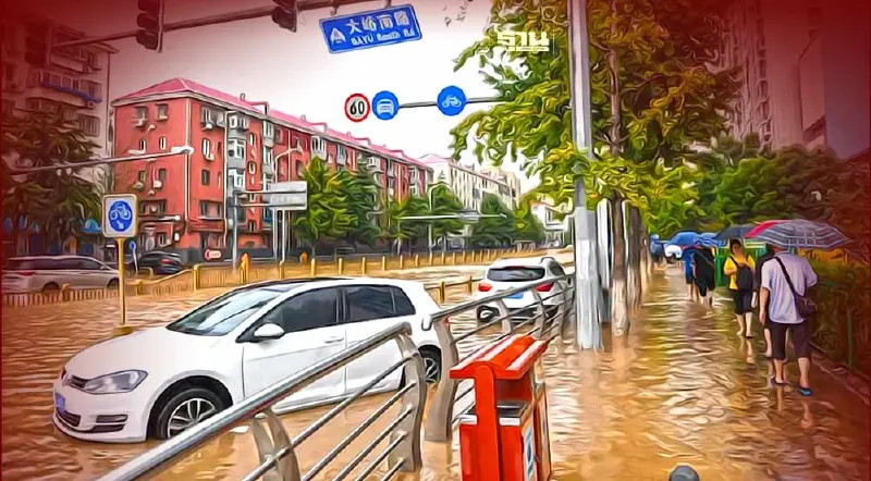 อัปเดตน้ำท่วมจีน ปักกิ่งจมบาดาล ดับแล้ว11 ไต้ฝุ่นขนุนจ่อถล่มซ้ำ