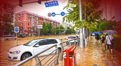 อัปเดตน้ำท่วมจีน ปักกิ่งจมบาดาล ดับแล้ว11 ไต้ฝุ่นขนุนจ่อถล่มซ้ำ