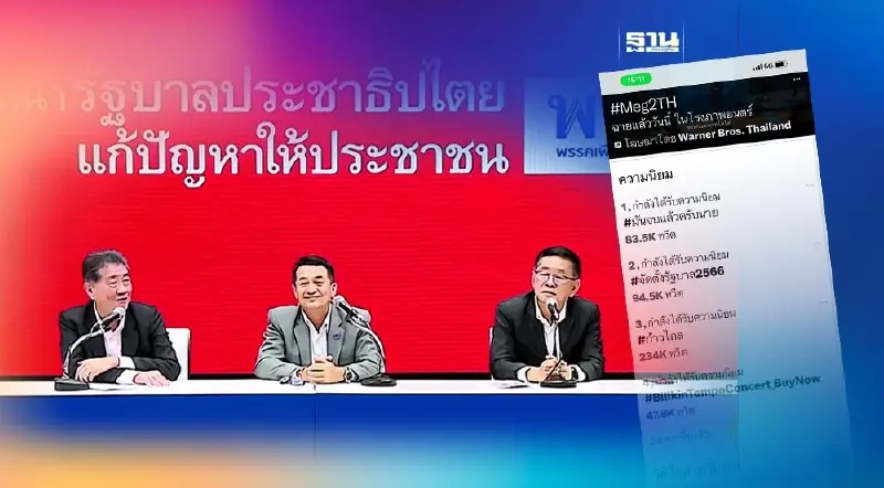 แฮชแท็ก “มันจบแล้วครับนาย” พุ่งขึ้นอันดับหนึ่ง ปมถอนหมั้นก้าวไกล