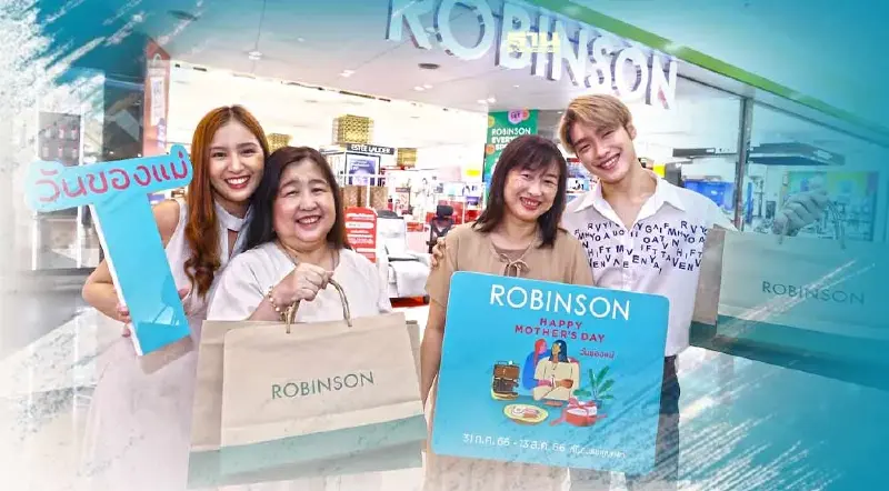 โรบินสันชวนช้อป “วันแม่” พร้อมร่วมทำบุญผู้ป่วยมะเร็งสตรี