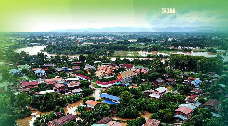 น่าน เตือนปชช.ระวังน้ำท่วมฉับพลัน น้ำป่าไหลหลาก ดินโคลนถล่ม 12-18 ส.ค.