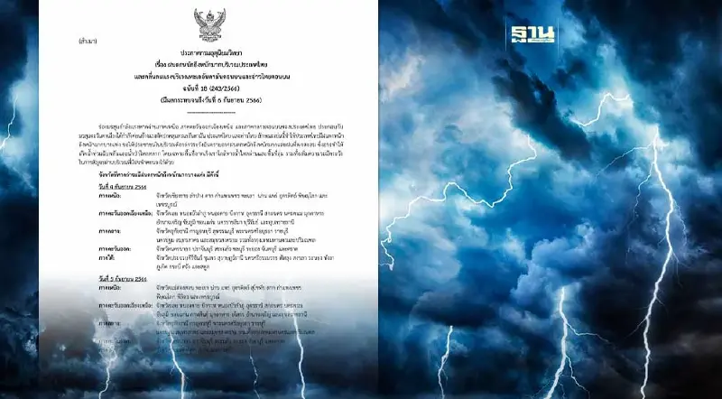 กรมอุตุฯเตือน 46 จว.รวมกทม.พรุ่งนี้รับมือฝนตกหนักถึงหนักมากบางแห่ง