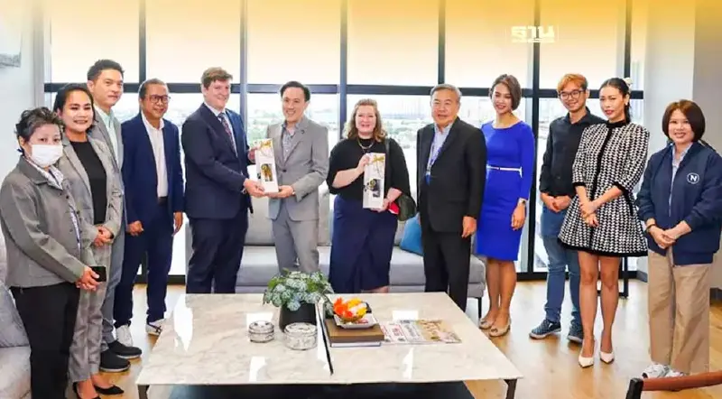 "ฉาย บุนนาค" นำผู้บริหารเครือเนชั่น ต้อนรับคณะสถานทูตอเมริกาฯ