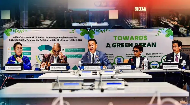 ไทย-อาเซียน แท็กทีมดึงดูดการลงทุนสู่ "เศรษฐกิจสีเขียว" ในภูมิภาค