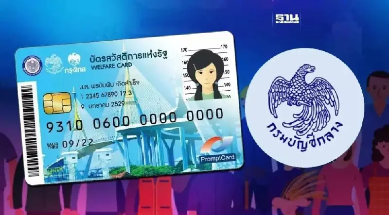บัตรสวัสดิการแห่งรัฐบัตรคนจน เดือนตุลาคม มีเงินเข้า 1800 บาท เช็คด่วน