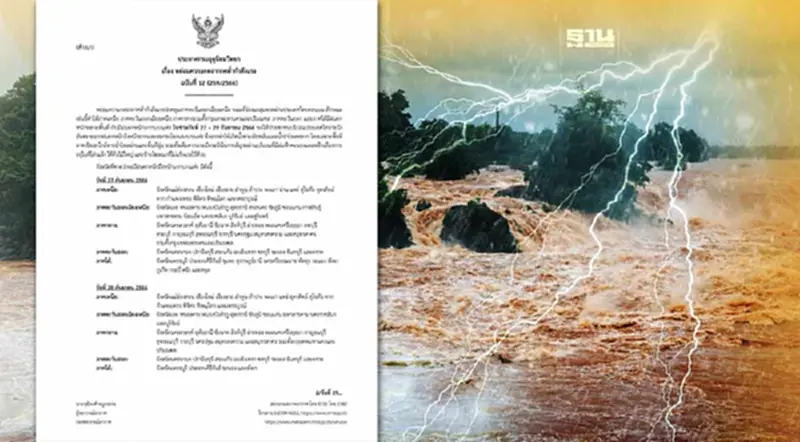 กรมอุตุฯเตือน พรุ่งนี้ 51 จว.ฝนถล่ม ลมกระโชกแรง ระวังน้ำท่วมฉับพลัน กรมอุตุฯเตือน พรุ่งนี้ 51 จว.ฝนถล่ม ลมกระโชกแรง ระวังน้ำท่วมฉับพลัน