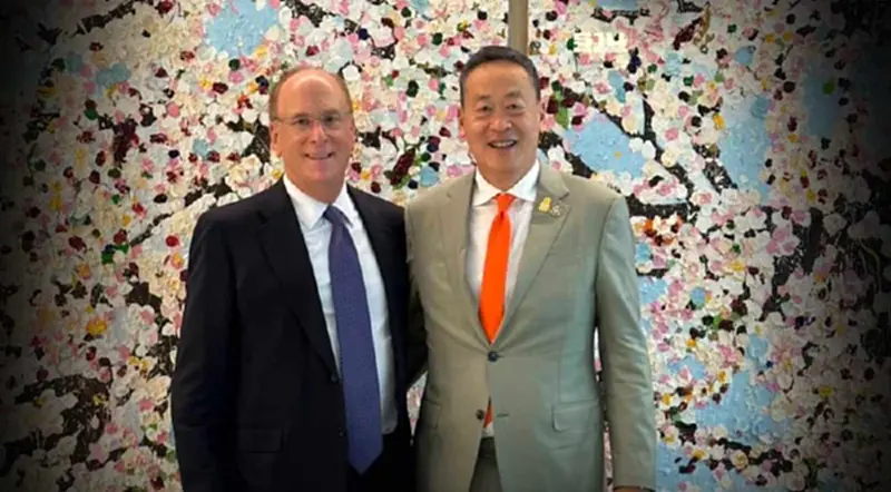 นายกฯ ถก ซีอีโอ BlackRock ผู้นำการเงินรายใหญ่โลก ดึงลงทุนในไทย นายกฯ ถก ซีอีโอ BlackRock ผู้นำการเงินรายใหญ่โลก ดึงลงทุนในไทย