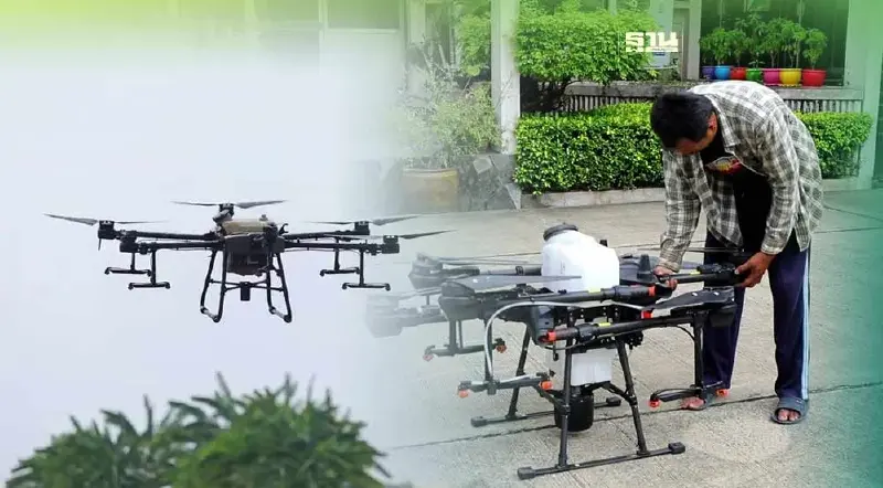 กรมชลประทาน โชว์“นวัตกรรมกำจัดวัชพืชทางน้ำ” ด้วยโดรนการเกษตร กรมชลประทาน โชว์“นวัตกรรมกำจัดวัชพืชทางน้ำ” ด้วยโดรนการเกษตร