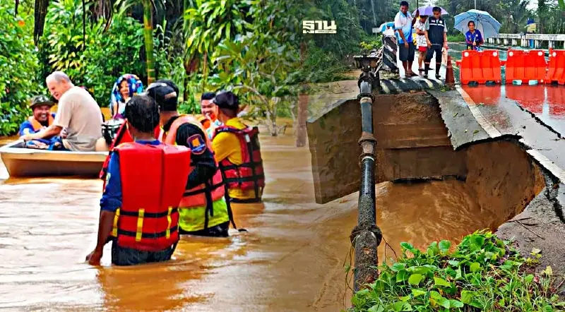 ฝนถล่ม!ตราด น้ำทะลักท่วม 5 หมู่บ้าน พื้นที่เกษตรเสียหายหนัก