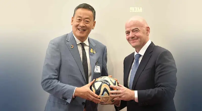 นายกฯ ถกประธาน FIFA ยันไทย-อาเซียน พร้อมชิงเจ้าภาพฟุตบอลโลก 2034