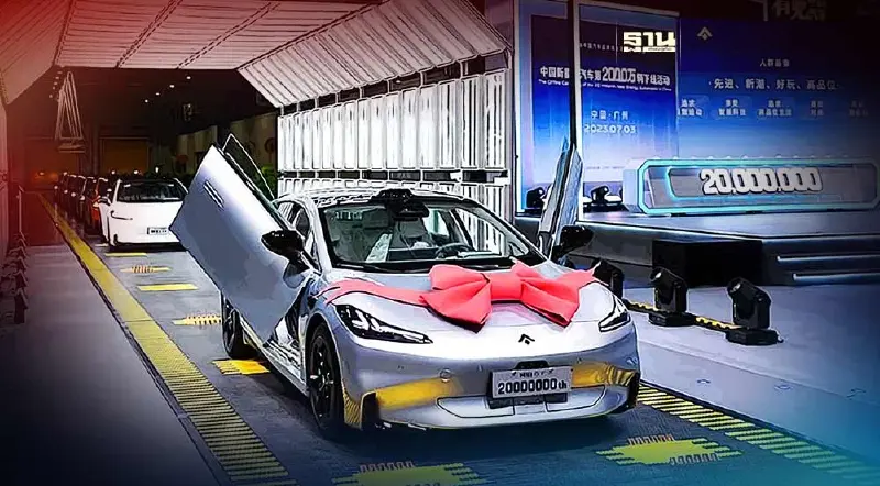 "จีน" เผยยอดส่งออกรถยนต์ไฟฟ้า  NEV ช่วง 8 เดือนแรก พุ่ง 110%