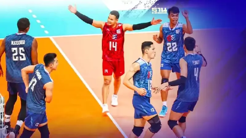 วอลเลย์บอลชายเอเชียนเกมส์ ทีมชาติไทย ชนะ ฮ่องกง 3 เซทรวด