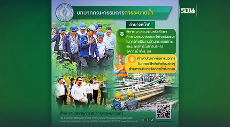 บทบาทคณะกรรมการการระบายน้ำ บทบาทคณะกรรมการการระบายน้ำ