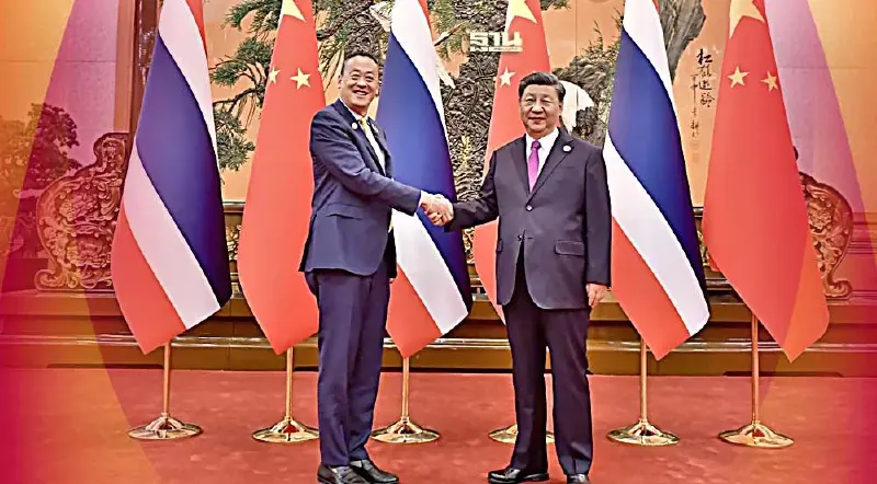 เศรษฐา พบ สี จิ้นผิง เชิญจีนลงทุนแลนด์บริดจ์ เพิ่มลงทุนอุตสาหกรรมเป้าหมาย