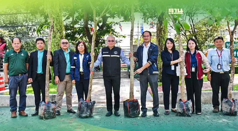 นิคมฯบางชันผนึก”ฮอนด้าฯ”มอบต้นไม้เขตมีนบุรี หนุนเพิ่มพื้นที่สีเขียว กทม.