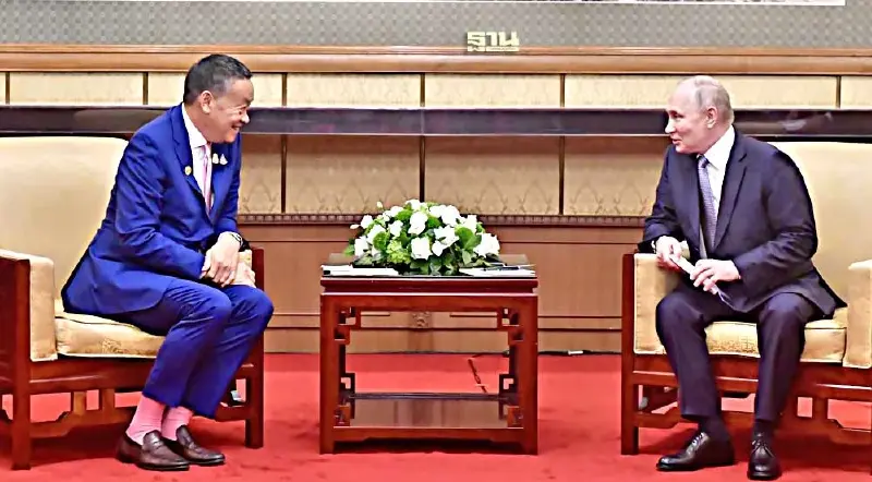 นายกฯ หารือ "ปูติน" ย้ำเจตจำนงยกระดับความสัมพันธ์ทุกมิติ