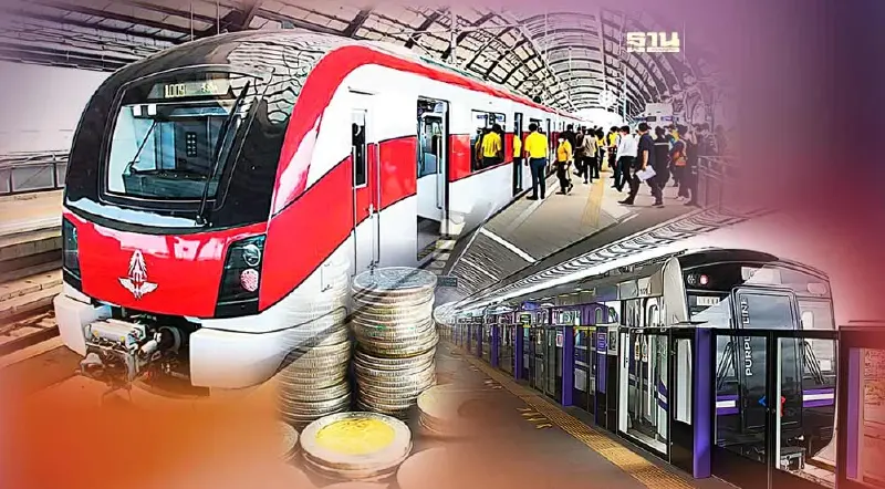 "สุริยะ" จ่อชงครม. รถไฟฟ้าสายสีม่วง-สีแดง 20 บาทตลอดสาย เริ่ม 16 ต.ค.นี้