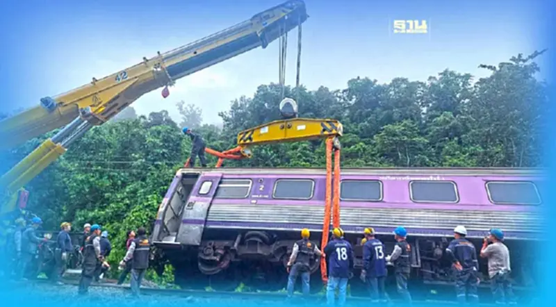 กรมรางฯ จี้ รฟท.เร่งกู้ขนวนรถตกราง เปิดเส้นทางรถไฟสายเหนือภายในวันนี้ กรมรางฯ จี้ รฟท.เร่งกู้ขนวนรถตกราง เปิดเส้นทางรถไฟสายเหนือภายในวันนี้