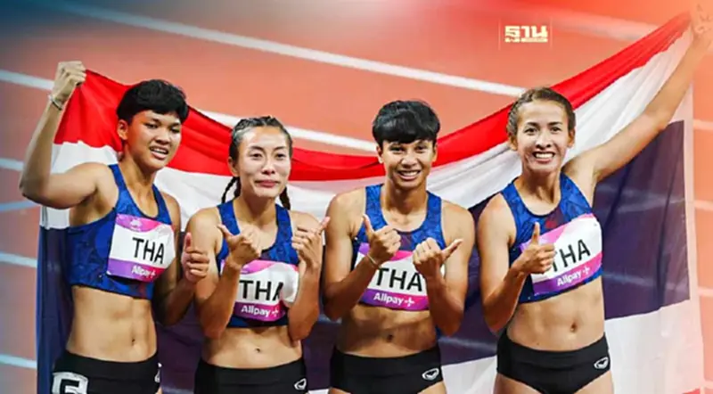 ทีมวิ่งผลัดหญิงไทยสุดปัง คว้าเหรียญเงินเอเชียนเกมส์ ทีมวิ่งผลัดหญิงไทยสุดปัง คว้าเหรียญเงินเอเชียนเกมส์