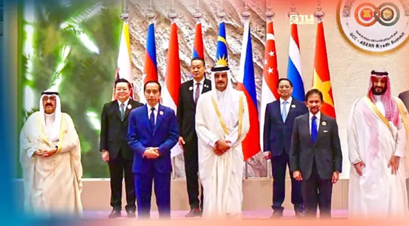 ผู้นำอาเซียน-6 ประเทศรัฐอ่าวอาหรับ เรียกร้องหยุดยิง-ปล่อยตัวประกันในกาซา ผู้นำอาเซียน-6 ประเทศรัฐอ่าวอาหรับ เรียกร้องหยุดยิง-ปล่อยตัวประกันในกาซา