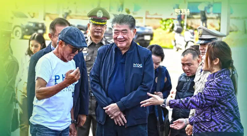 "ภูมิธรรม" ลุยเชียงราย แก้ปัญหาสินค้าเกษตร เปิดงานธงฟ้า