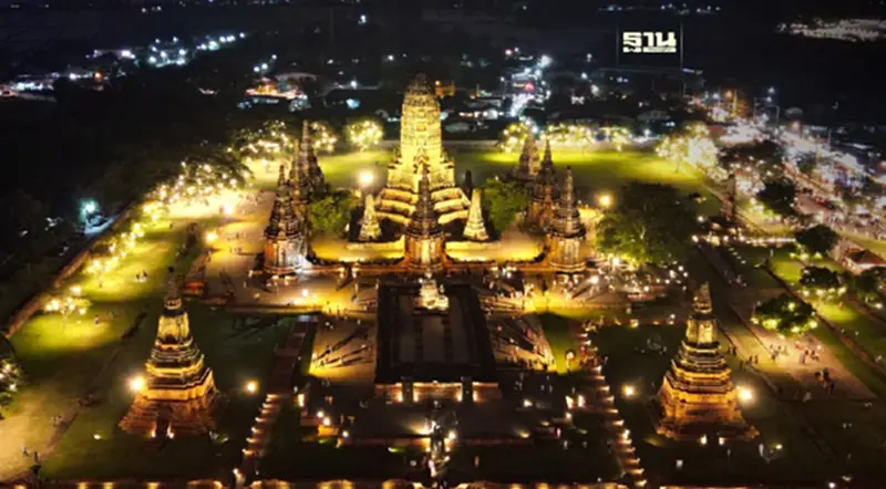 PEA ประดับไฟโบราณสถาน จังหวัดพระนครศรีอยุธยา เพิ่มประสิทธิภาพการท่องเที่ยวในยามค่ำคืน PEA ประดับไฟโบราณสถาน จังหวัดพระนครศรีอยุธยา เพิ่มประสิทธิภาพการท่องเที่ยวในยามค่ำคืน