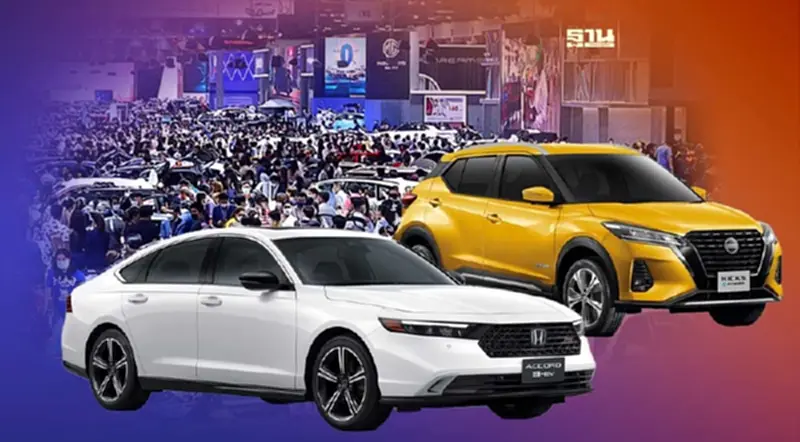 ค่ายญี่ปุ่นอัดโปรโมชันสู้ EV จีน ฮอนด้า-นิสสัน ดอกเบี้ย 0% ลดราคาหลักแสนบาท ค่ายญี่ปุ่นอัดโปรโมชันสู้ EV จีน ฮอนด้า-นิสสัน ดอกเบี้ย 0% ลดราคาหลักแสนบาท