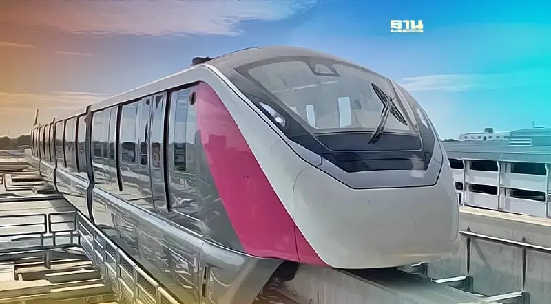 เคาะแล้ว 21 พ.ย.นี้ นั่ง "รถไฟฟ้าสายสีชมพู" แคราย-มีนบุรี ฟรี