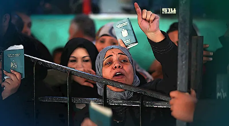 อียิปต์เปิดด่านรับผู้อพยพจากกาซา ต่างชาตินับร้อยทยอยออกจากพื้นที่สงคราม