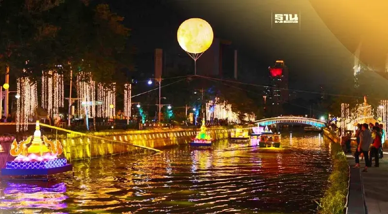 เปิดไฮไลต์ มหกรรมลอยกระทง 2566 คลองผดุงกรุงเกษม
