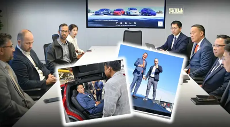 นายกฯ เยือน Tesla ชวนลงทุน EV ในไทย นายกฯ เยือน Tesla ชวนลงทุน EV ในไทย