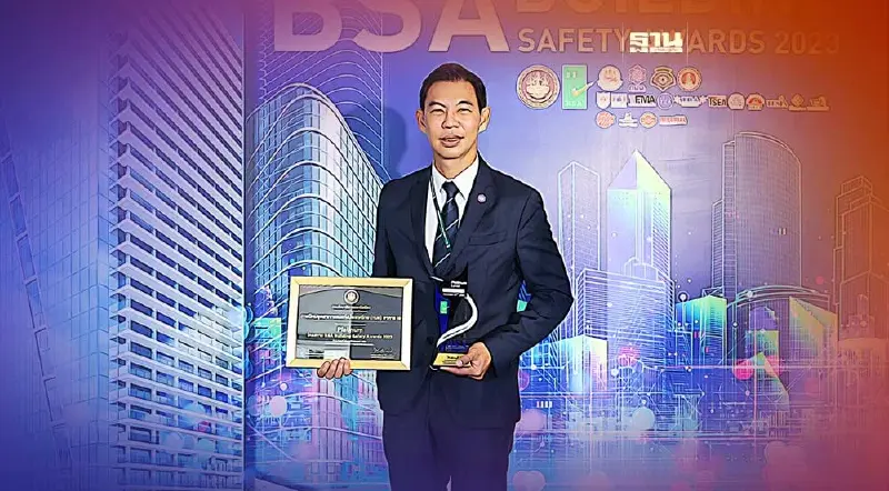 สำนักงานใหม่ กนอ.คว้า 2 รางวัล “Platinum & Gold” อาคารปลอดภัยปี 66