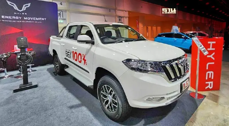 Hyler รถกระบะไฟฟ้า EV นำเข้าจีน ราคา 1.49 ล้านบาท รอประกอบไทยปี’67