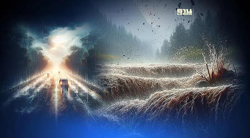 ภาคใต้ 5 จังหวัด ระวัง "น้ำท่วมฉับพลัน-น้ำป่าไหลหลาก" 25-30 พ.ย.นี้