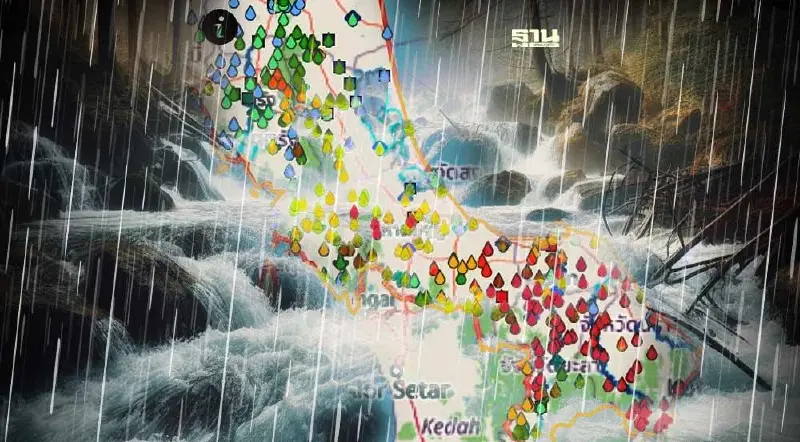 ฝนถล่มภาคใต้ น้ำท่วม-น้ำล้นตลิ่ง ในหลายพื้นที่