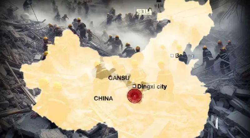 ยอดตายจากแผ่นดินไหวระดับ 6.2 แมกนิจูดในมณฑลกานซูของจีนเพิ่มเป็น 111 ราย