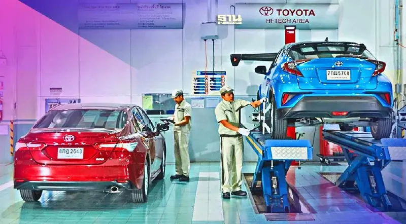 โตโยต้า ชวนลูกค้าตรวจเช็กสภาพรถยนต์ฟรี 24 รายการ