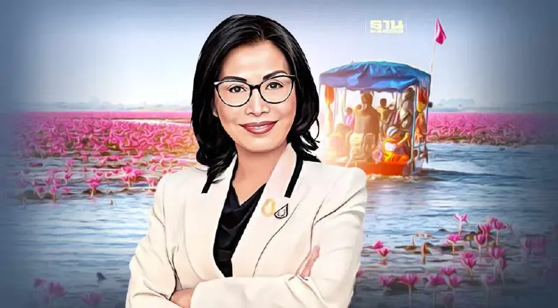 "มนพร"ดันงบฯ 14 ล้าน สร้างท่าเทียบเรือ ทะเลบัวแดงหนองหาน อุดร