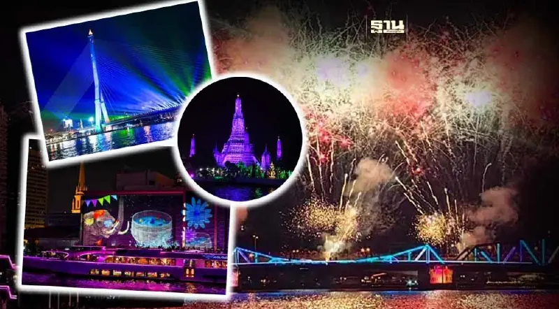 ไฮไลท์ Vijit Chao Phraya 2023 อลังการแสงสีริมแม่น้ำเจ้าพระยา 1-31 ธ.ค.นี้
