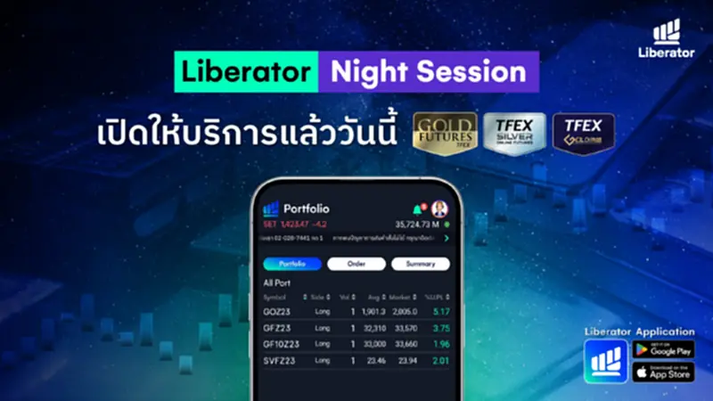 “บล.ลิเบอเรเตอร์” ปล่อยแสงได้ พานักลงทุนลุยเทรด Gold Online Futures! “บล.ลิเบอเรเตอร์” ปล่อยแสงได้ พานักลงทุนลุยเทรด Gold Online Futures!
