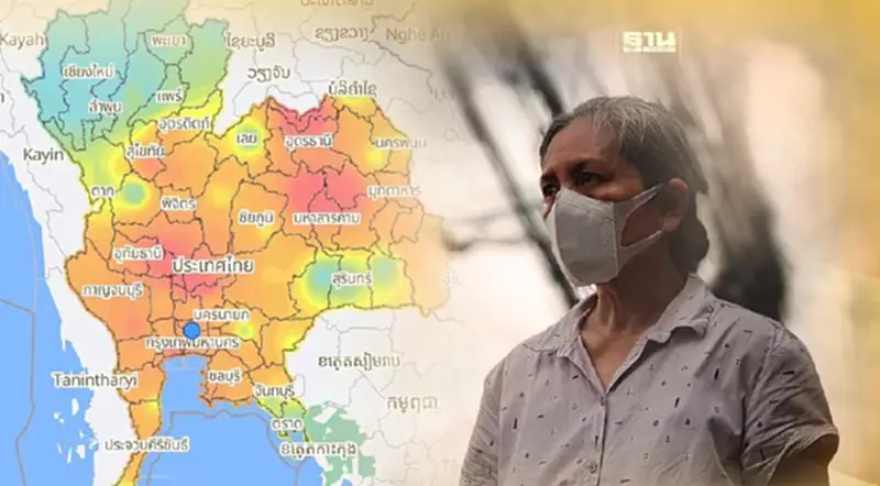 ค่าฝุ่นวันนี้ “จิสด้า” เผย pm 2.5 เกินค่ามาตรฐานสีส้ม-แดง 50 จังหวัด ค่าฝุ่นวันนี้ “จิสด้า” เผย pm 2.5 เกินค่ามาตรฐานสีส้ม-แดง 50 จังหวัด