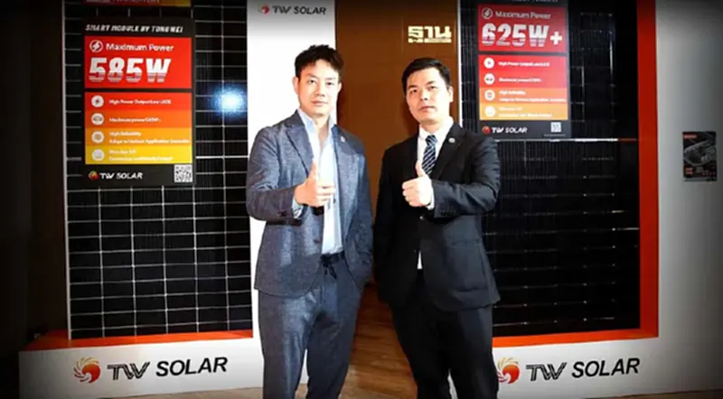 “TW SOLAR ” บิ๊กเนมจีนรุกตลาดโซลาร์เซลล์ ตั้งเป้ากวาด 5,000 ล้านใน 3 ปี “TW SOLAR ” บิ๊กเนมจีนรุกตลาดโซลาร์เซลล์ ตั้งเป้ากวาด 5,000 ล้านใน 3 ปี