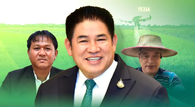 ชาวนา เฮ “ธรรมนัส” รับปากลงพื้นที่หนองจอก ร่วมกิจกรรมหว่านข้าวโดยใช้โดรน