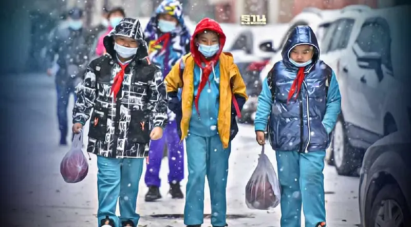 เซี่ยงไฮ้ยะเยือก อากาศเย็นจัด -4 ถึง -6 องศา หนาวที่สุดในรอบ 40 ปี