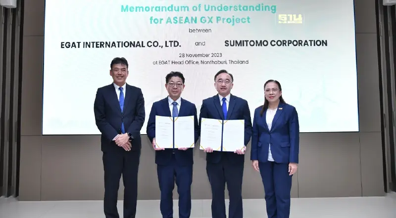 EGATi – Sumitomo Corporation ผนึกกำลังผลักดันการเปลี่ยนผ่านสู่พลังงานสีเขียว
