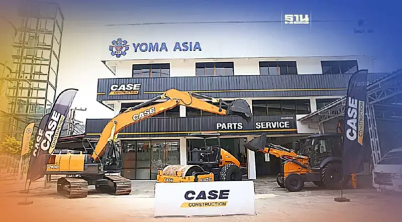ก่อสร้างไทยโต"โยมา เอเชีย" คว้าตัวแทนขายเครื่องจักรกลหนักแบรนด์ CASE ในไทย ก่อสร้างไทยโต"โยมา เอเชีย" คว้าตัวแทนขายเครื่องจักรกลหนักแบรนด์ CASE ในไทย